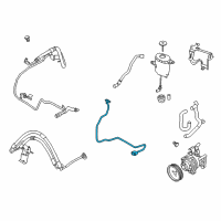 OEM 2010 BMW 550i Expansion Hose 2Nd Part Diagram - 32-41-6-796-407