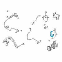 OEM BMW 760Li Suction Hose Diagram - 32-41-6-850-665