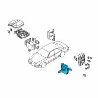 OEM 2004 Infiniti M45 Block-Junction Diagram - 24350-CR910