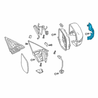 OEM Light, Driver Side Side Turn Diagram - 34350-TZ5-A01