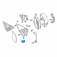 OEM 2020 Acura RDX Cover Passenger Side, Base Diagram - 76201-TJB-A01