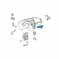 OEM 2006 Lexus RX400h Network Gateway Computer Module Diagram - 89111-48050