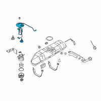 OEM 2010 Ford E-350 Super Duty Fuel Pump Diagram - 9C2Z-9275-A