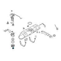 Genuine Ford Fuel Filter Drain Plugs diagram