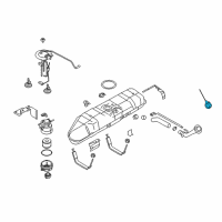 OEM 2007 Lincoln Navigator Fuel Cap Diagram - 8C3Z-9030-A