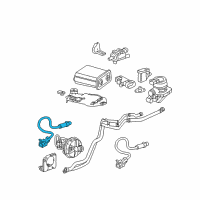 OEM Oldsmobile Bravada Front Oxygen Sensor Diagram - 12573721