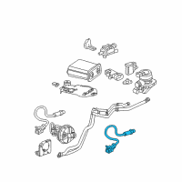 OEM 2005 Buick Rainier Front Oxygen Sensor Diagram - 12578624