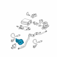 OEM Oldsmobile Air Injection Reactor Pump Diagram - 12574379