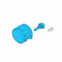 OEM Infiniti Lamp Fog RH Diagram - 26150-8993B