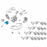 OEM 2017 Ford Transit Connect Signal Switch Diagram - F1FZ-13341-B
