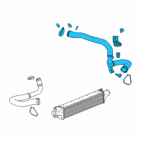 OEM 2020 Chevrolet Sonic Outlet Tube Diagram - 95366675