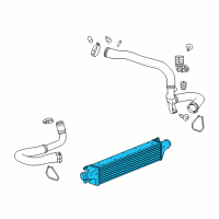 OEM 2017 Chevrolet Sonic Intercooler Diagram - 95199556