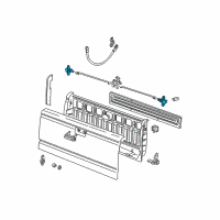 OEM Ford Ranger Latch Diagram - 1L5Z-9943150-AA