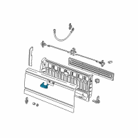 OEM Ford Ranger Handle Diagram - F87Z9943400AAG