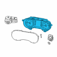 OEM 2019 Chrysler Pacifica Instrument Panel Diagram - 68405292AC