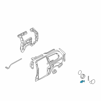 OEM Hyundai Entourage Opener Assembly-Fuel Filler Door Diagram - 95720-4D000