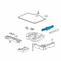 OEM Chevrolet Jack Diagram - 95089601