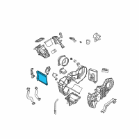 OEM 2012 Hyundai Veracruz Core Assembly-Heater Diagram - 97926-3J000