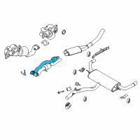 OEM 2010 BMW X5 Catalytic Converter Rear Right Diagram - 18-30-7-558-652