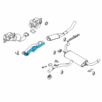 OEM BMW X5 Front Pipe Diagram - 18-30-7-524-768