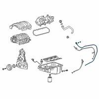 OEM Chevrolet Express Dipstick Diagram - 12678819