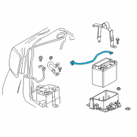 OEM Chevrolet Vent Hose Diagram - 23157692