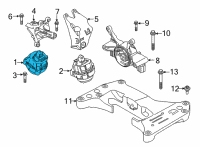 OEM 2021 BMW X3 Engine Mount Right Diagram - 22-11-6-877-660