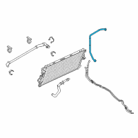 OEM 2017 Ford F-250 Super Duty Overflow Hose Diagram - HC3Z-8075-D