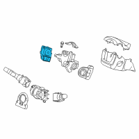 OEM Honda Civic Switch, Steering Diagram - 35130-TR0-A11