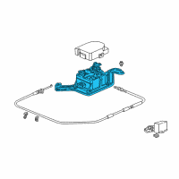 OEM Acura Actuator Assembly Diagram - 36511-PGE-A01
