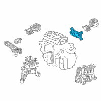 OEM 2022 Acura RDX BRACKET, TORQUEROD Diagram - 50690-TJB-A01