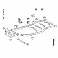 OEM 2013 Toyota Tundra Spare Carrier Diagram - 51900-34050