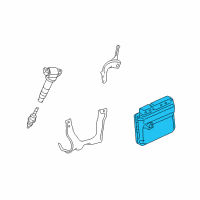 OEM 2010 Lexus RX350 Engine Control Computer Diagram - 89661-0E410