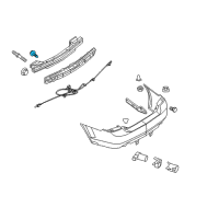 OEM 2009 Ford Fusion Impact Bar Bolt Diagram - -N811479-S424