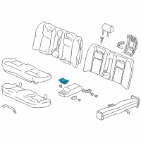 OEM 2004 Acura RL Holder Assembly, Cup (Mild Beige) Diagram - 82187-SZ3-A01ZC