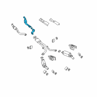 OEM 2005 Pontiac GTO Converter & Pipe Diagram - 92161757