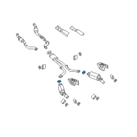 OEM 2005 Pontiac GTO Gasket-Catalytic Converter Pipe Diagram - 92111705