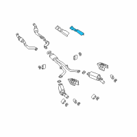 OEM 2005 Pontiac GTO Shield Asm-Exhaust Front Heat (At Front Floor Panel) Diagram - 92156792