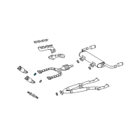 OEM Lexus SC430 Gasket, Exhaust Pipe Diagram - 90917-06059