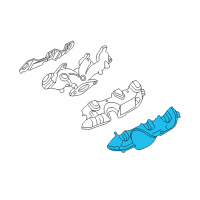 OEM Chevrolet Equinox Shield-Exhaust Manifold Lower Heat Diagram - 12575495