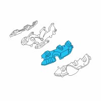 OEM 2006 Pontiac Torrent Shield-Exhaust Manifold Heat Diagram - 12575494