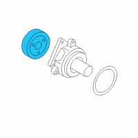 OEM 2016 Ford Focus Pulley Diagram - 1S7Z-8509-A