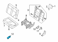 OEM 2016 Nissan NV3500 Cup Holder Diagram - 88377-1PC0A