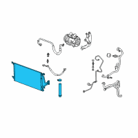 OEM Buick Rendezvous Condenser Diagram - 10357778