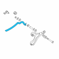 OEM 1999 Cadillac Seville Sway Bar Diagram - 25640438