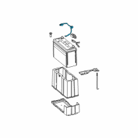 OEM Cable Assembly, Battery Ground Diagram - 32600-S5A-910