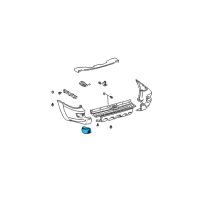 OEM 2005 Toyota 4Runner Reflector Diagram - 81580-60111