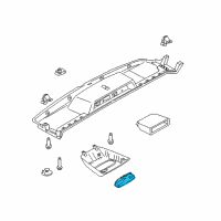 OEM 2019 Ford Transit-350 HD Courtesy Lamp Diagram - FK2Z-13776-AA