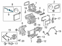 OEM GMC Sierra 1500 Expansion Valve Diagram - 84502374