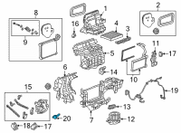 OEM GMC Sierra 2500 HD Sensor Diagram - 39090811